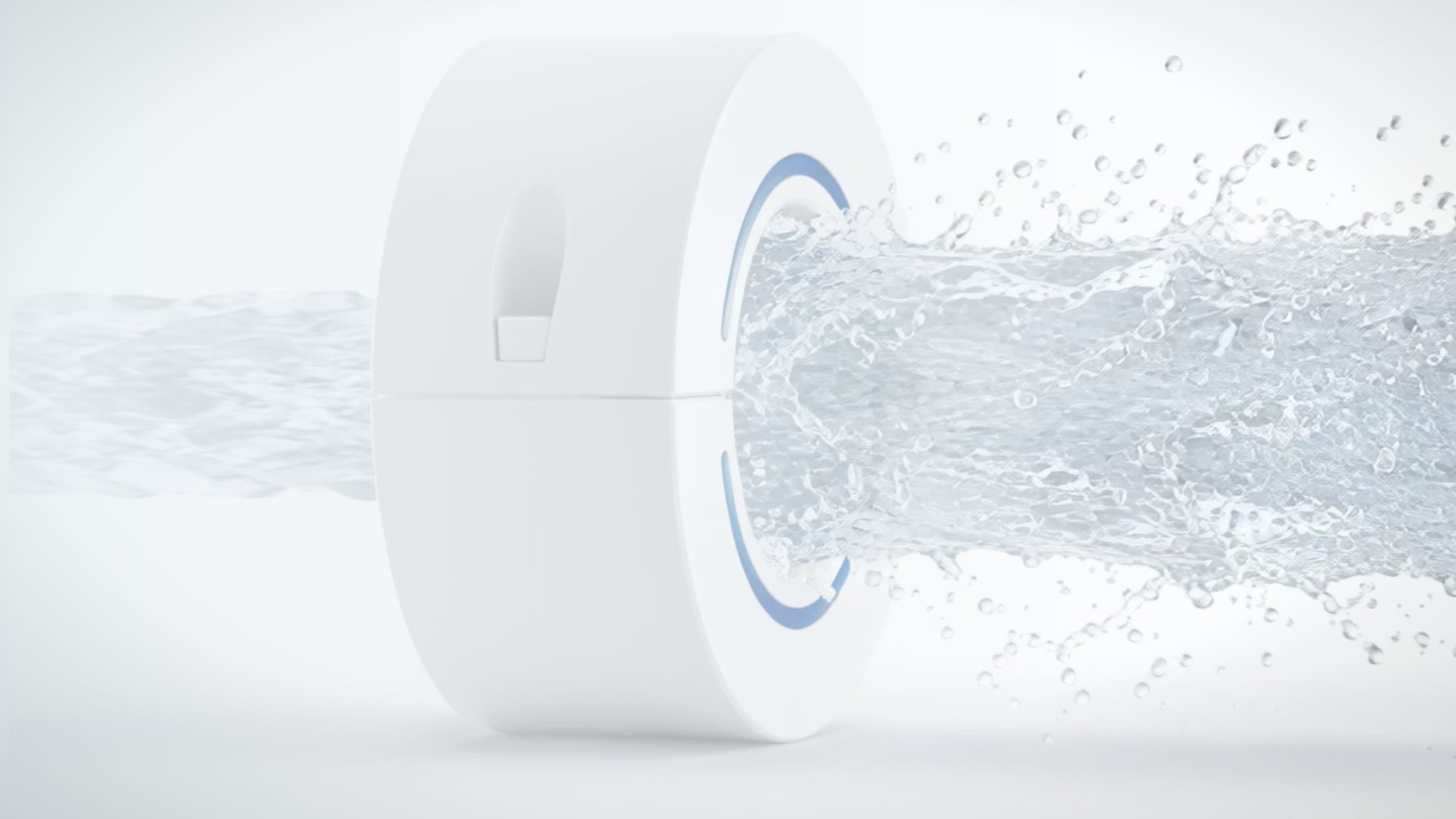 Water passes through the MERUS ring.